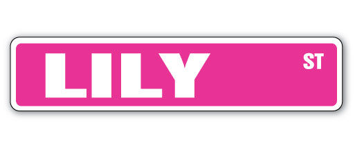 Lily Street Vinyl Decal Sticker