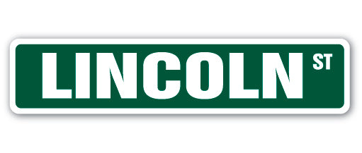 Lincoln Street Vinyl Decal Sticker