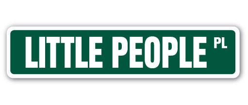 Little People Street Vinyl Decal Sticker