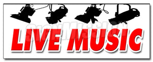 Live Music Decal