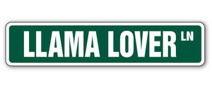 Llama Lover Street Vinyl Decal Sticker