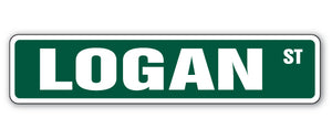 Logan Street Vinyl Decal Sticker