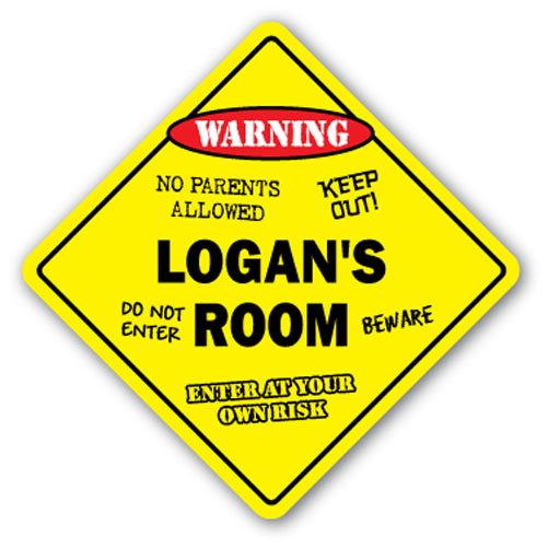 Logan's Room Vinyl Decal Sticker