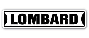 Lombard Street Vinyl Decal Sticker