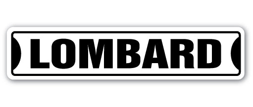 Lombard Street Vinyl Decal Sticker