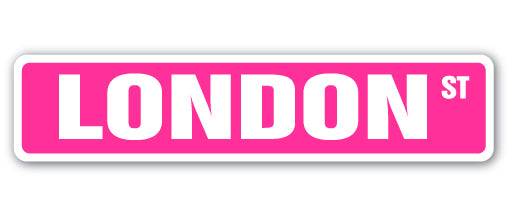 London Street Vinyl Decal Sticker