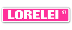 LORELEI Street Sign