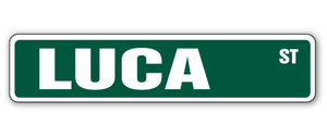 LUCA Street Sign