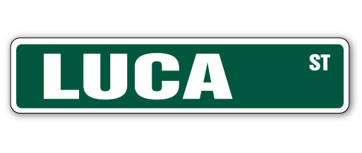 LUCA Street Sign