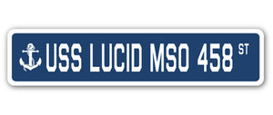 USS Lucid Mso 458 Street Vinyl Decal Sticker