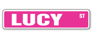 LUCY Street Sign