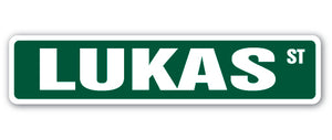 LUKAS Street Sign