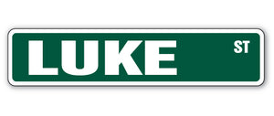 LUKE Street Sign