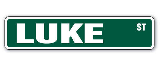 LUKE Street Sign