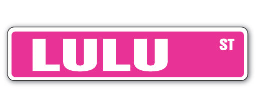 LULU Street Sign