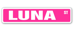 Luna Street Vinyl Decal Sticker