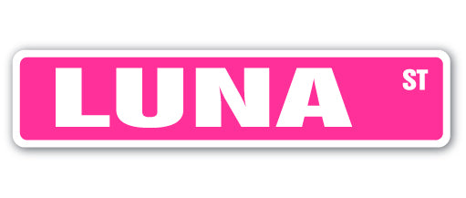 Luna Street Vinyl Decal Sticker