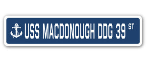 USS Macdonough Ddg 39 Street Vinyl Decal Sticker