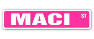 MACI Street Sign