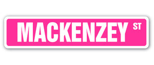 MACKENZEY Street Sign