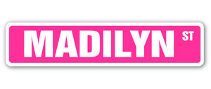 Madilyn Street Vinyl Decal Sticker