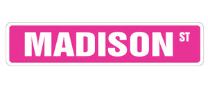 Madison Street Vinyl Decal Sticker