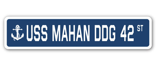 USS Mahan Ddg 42 Street Vinyl Decal Sticker