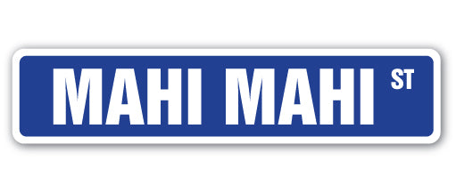 Mahi Mahi Street Vinyl Decal Sticker