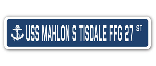 USS Mahlon S Tisdale Ffg 27 Street Vinyl Decal Sticker