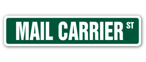 Mail Carrier Street Vinyl Decal Sticker