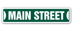 Main St Street Vinyl Decal Sticker