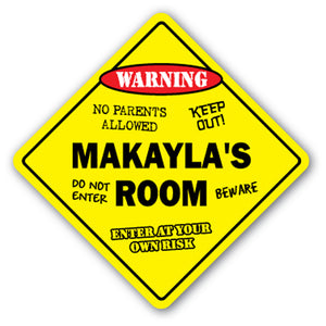 Makayla's Room Vinyl Decal Sticker