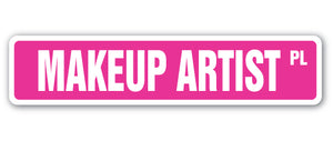 Makeup Artist Street Vinyl Decal Sticker