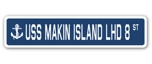 USS Makin Island Lhd 8 Street Vinyl Decal Sticker