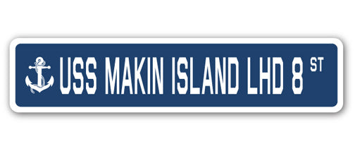 USS Makin Island Lhd 8 Street Vinyl Decal Sticker