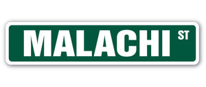 Malachi Street Vinyl Decal Sticker