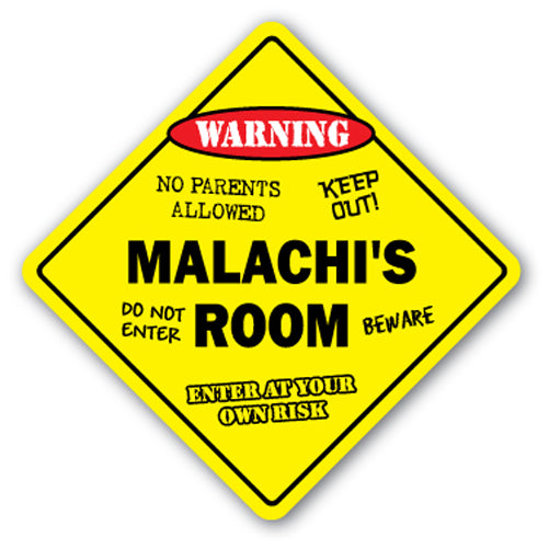 Malachi's Room Vinyl Decal Sticker