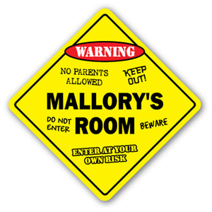 Mallory's Room Vinyl Decal Sticker