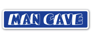 Man Cave 1 Street Vinyl Decal Sticker