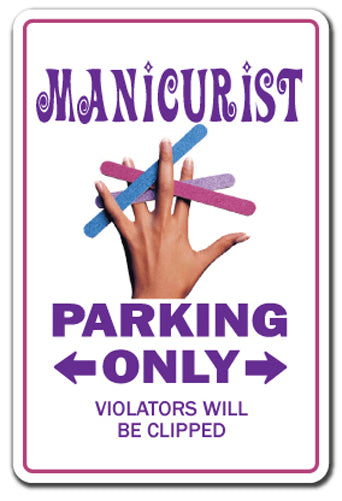 Manicurist Vinyl Decal Sticker