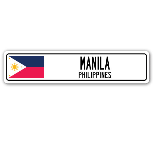 Manila, Philippines Street Vinyl Decal Sticker