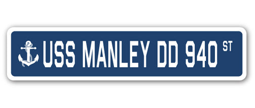 USS Manley Dd 940 Street Vinyl Decal Sticker