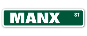 Manx Street Vinyl Decal Sticker