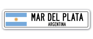 Mar Del Plata, Argentina Street Vinyl Decal Sticker