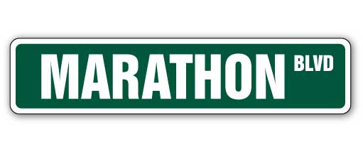 MARATHON Street Sign