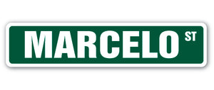 MARCELO Street Sign