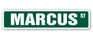 MARCUS Street Sign