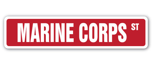 Marine Corps Street Vinyl Decal Sticker
