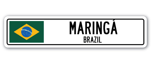 MARINGE, BRAZIL Street Sign