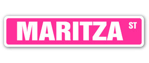 MARITZA Street Sign